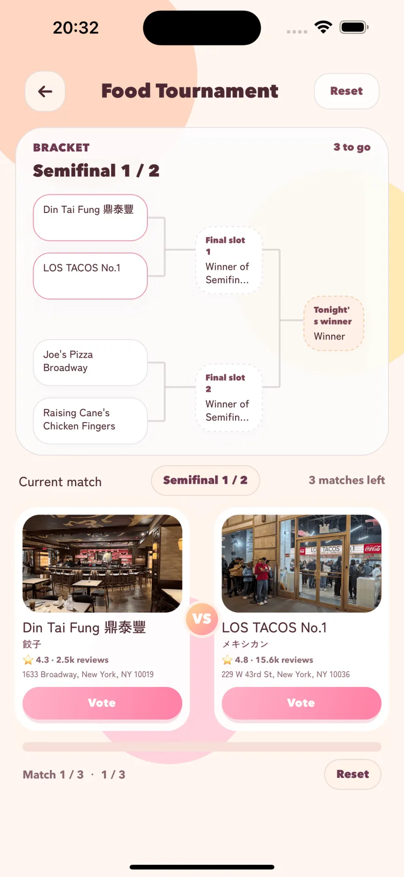 Food Tournament