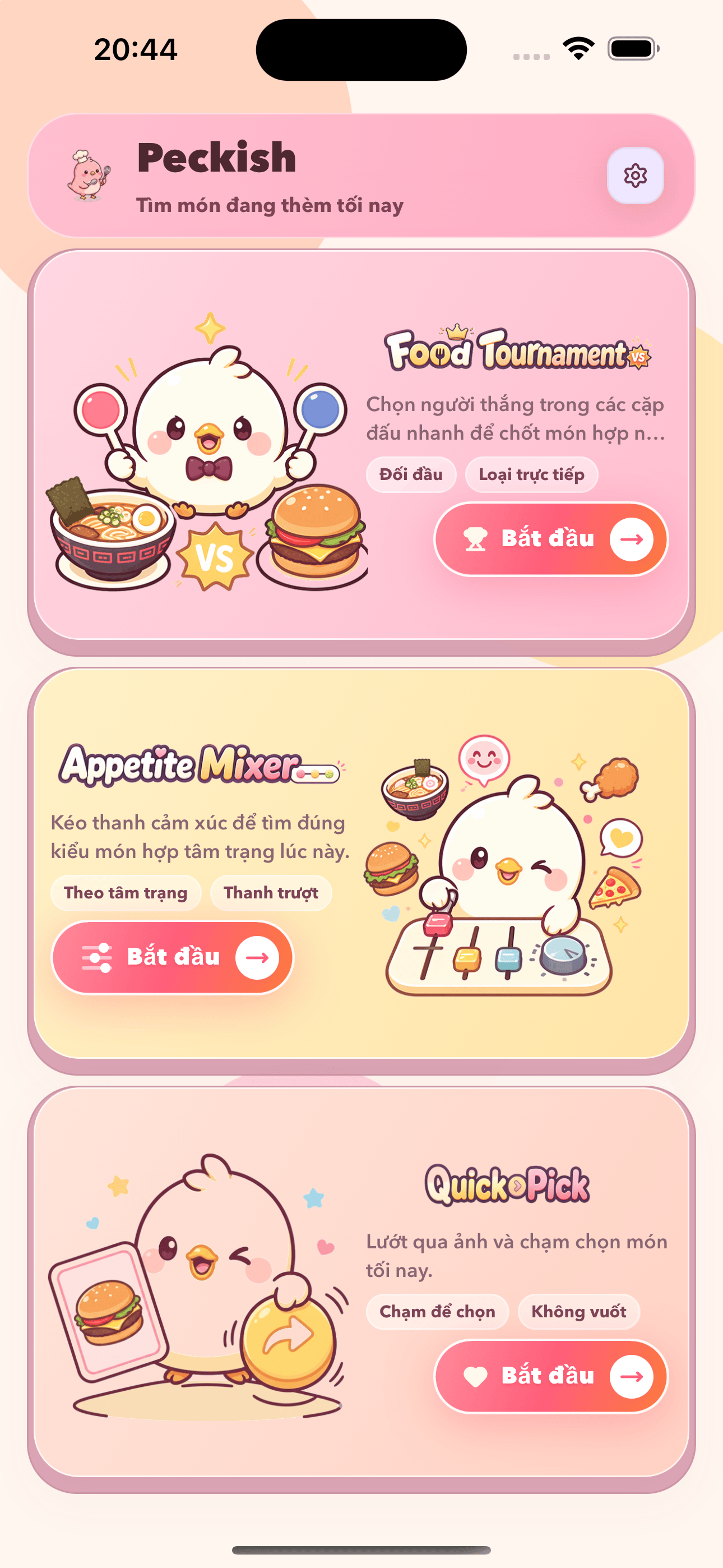 Màn hình chính